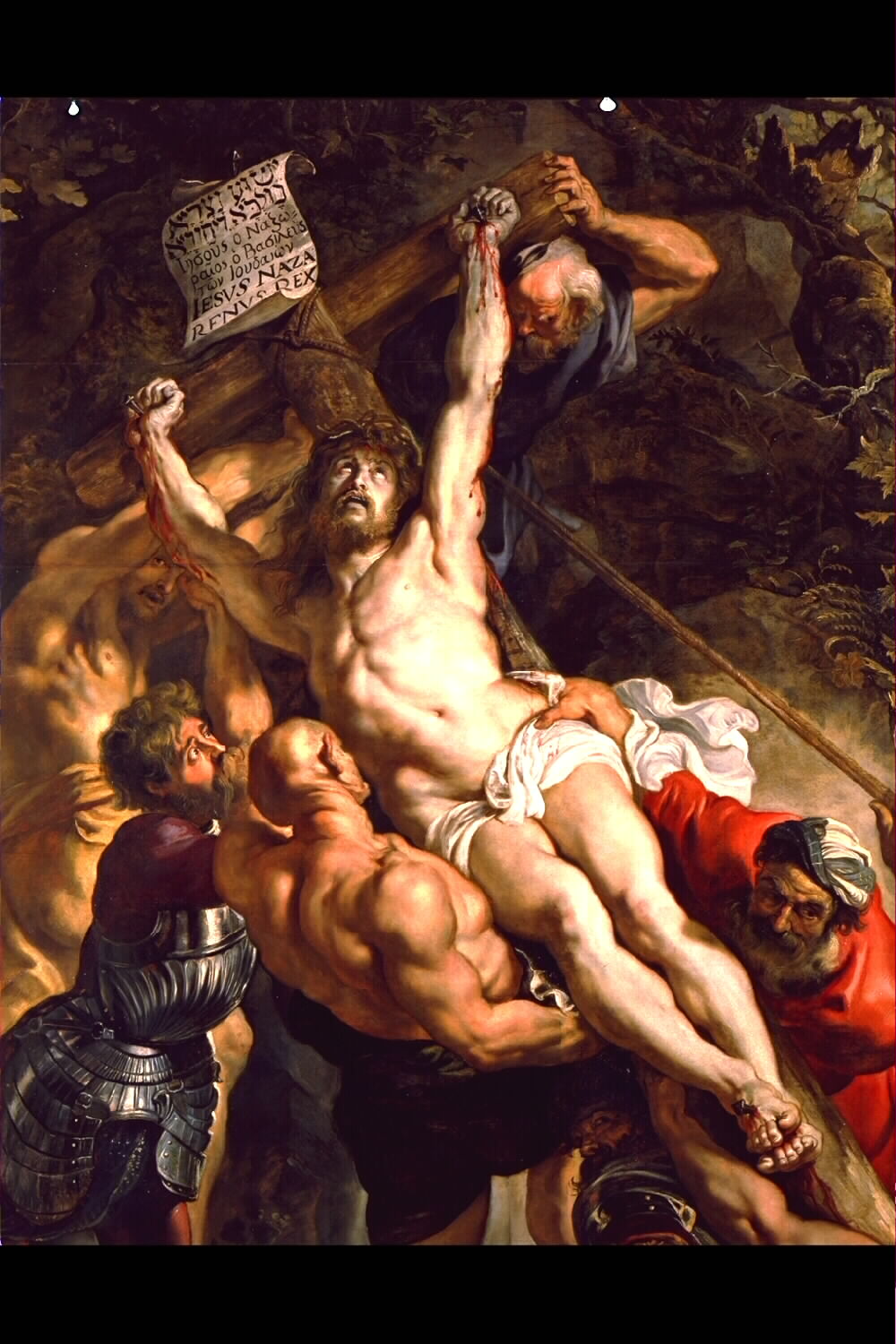 L'Érection de la croix - Peter Paul Rubens