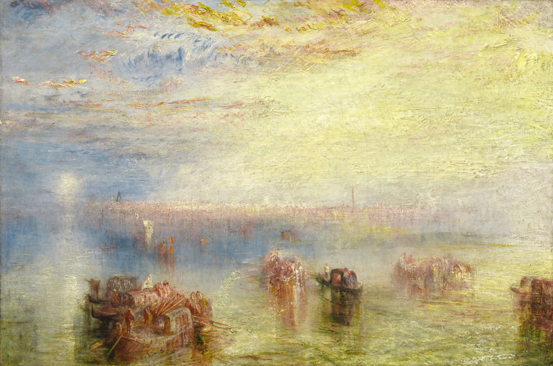 Tilnærming til Venezia - J. M. W. Turner