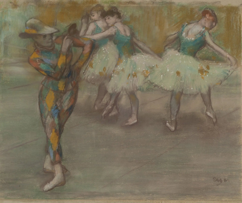 Harlequin-dansen - Edgar Degas