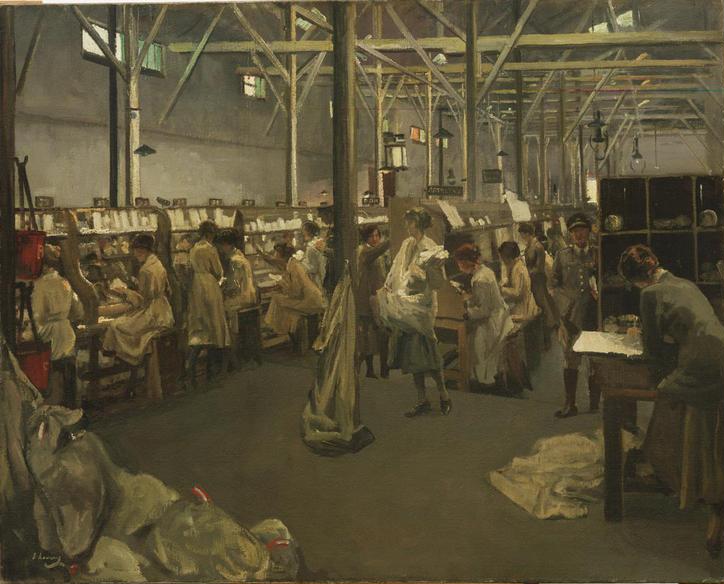 Bureau de poste militaire 3, Boulogne - John Lavery