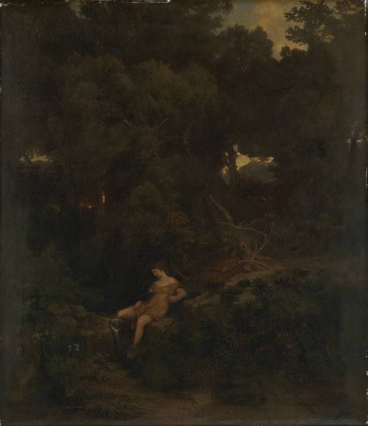 Nymphe à la source - Arnold Böcklin