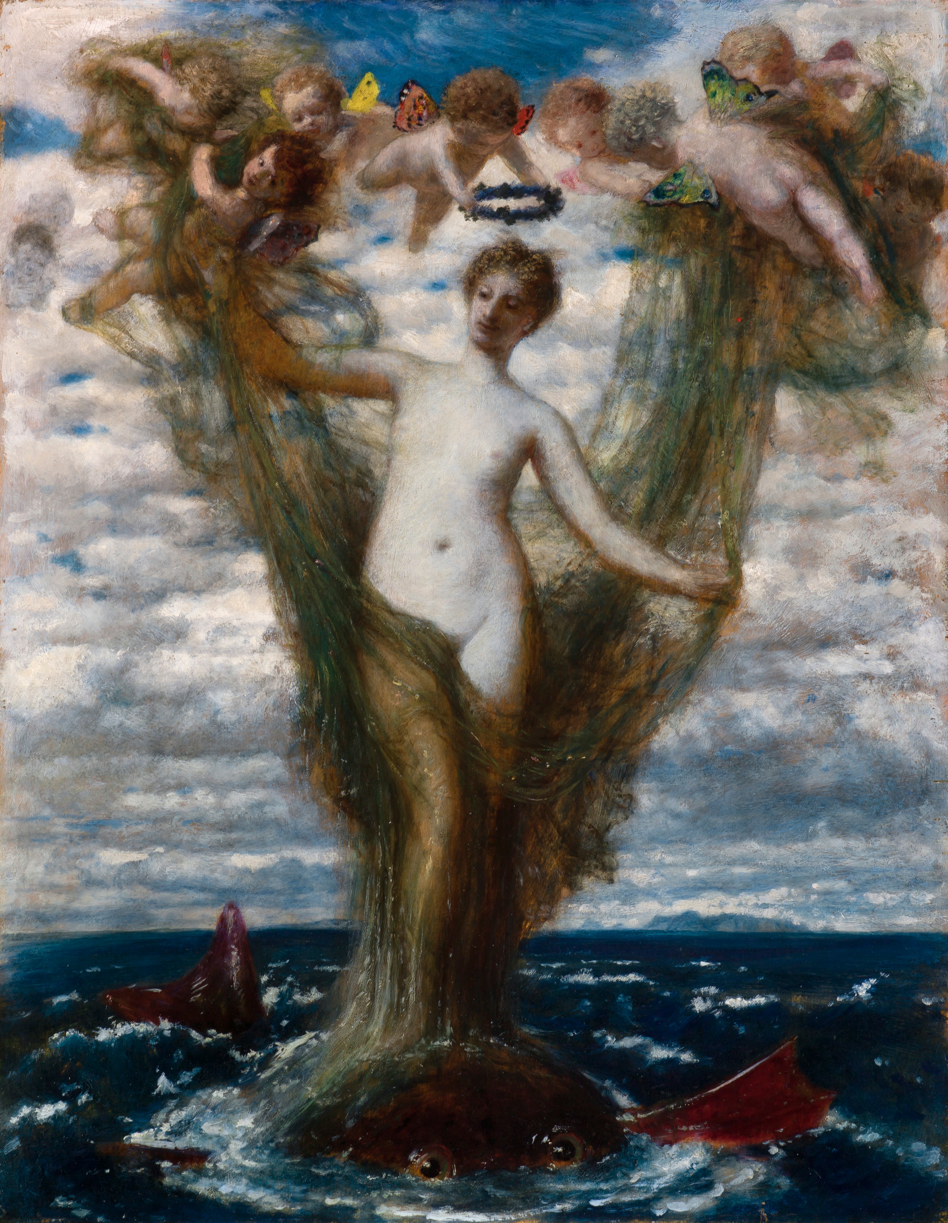 Vénus Anadyomène - Arnold Böcklin