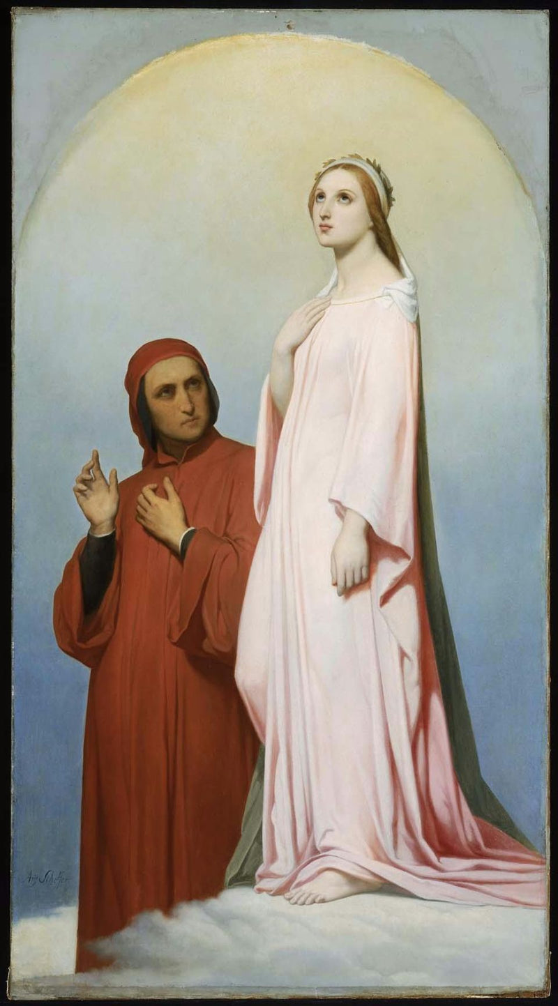 Dante og Beatrice - Ary Scheffer