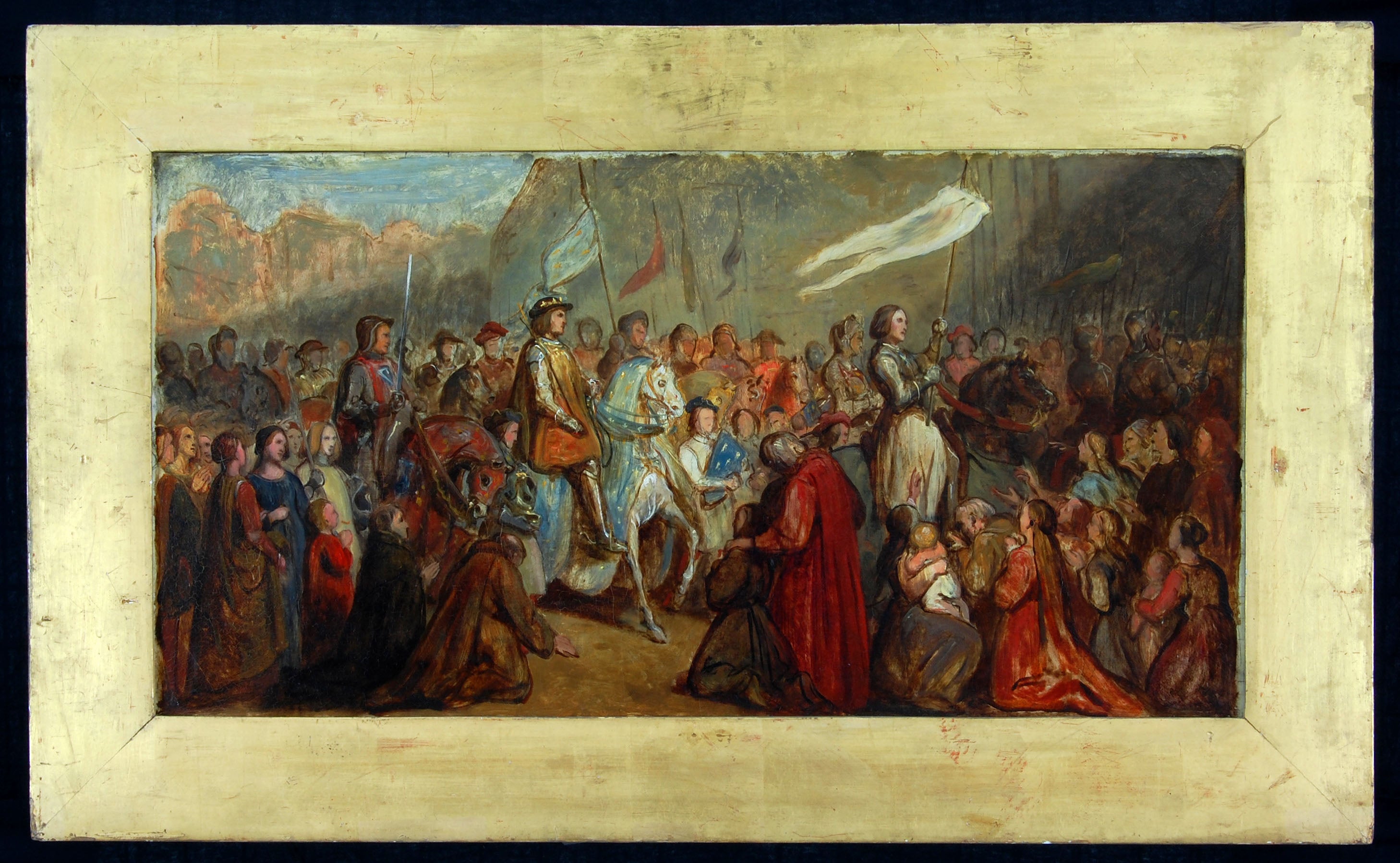 L’entrée de Jeanne d’Arc et de Charles VII à Reims - Ary Scheffer - Alpha Reproduction