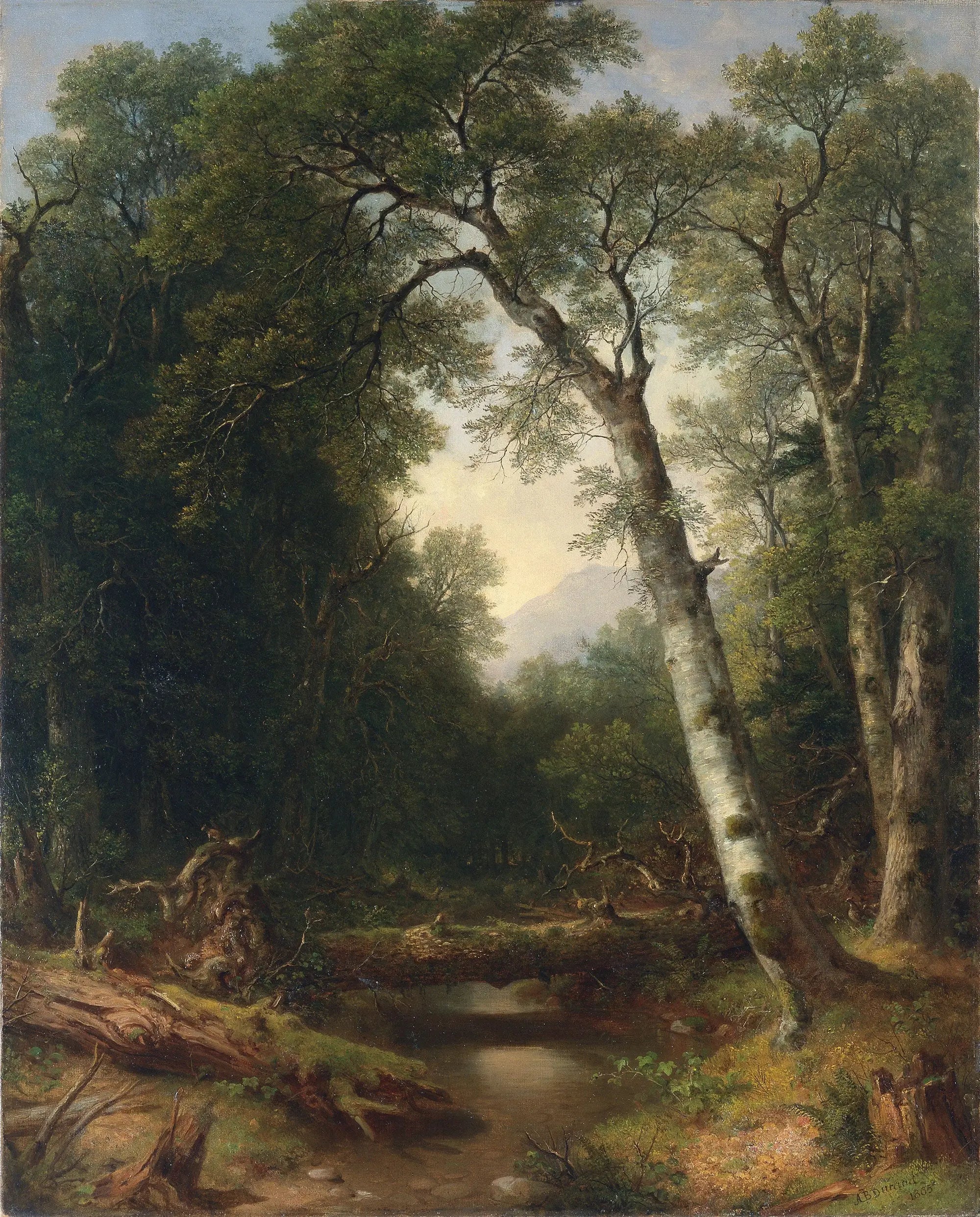 Un ruisseau dans les bois - Asher Brown Durand - Alpha Reproduction