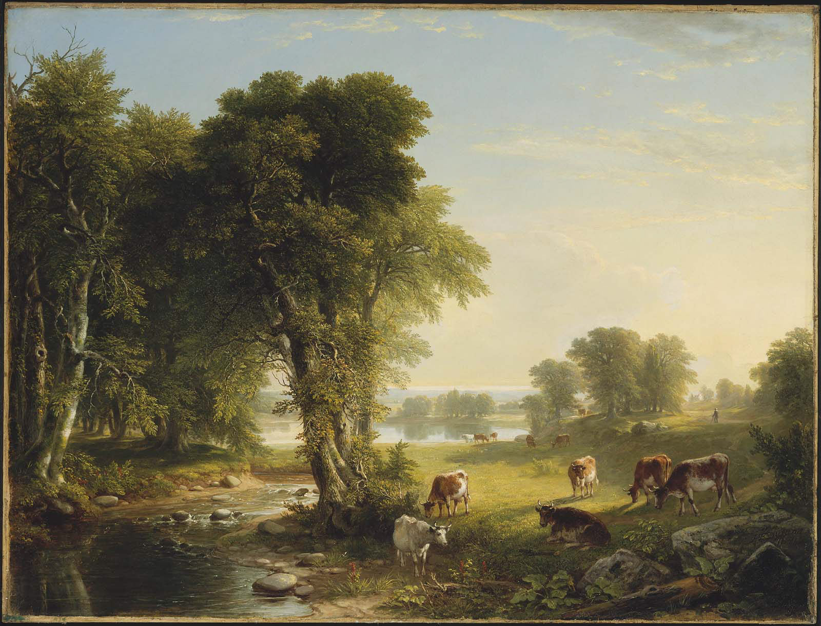 Le ruisseau babillant - Asher Brown Durand