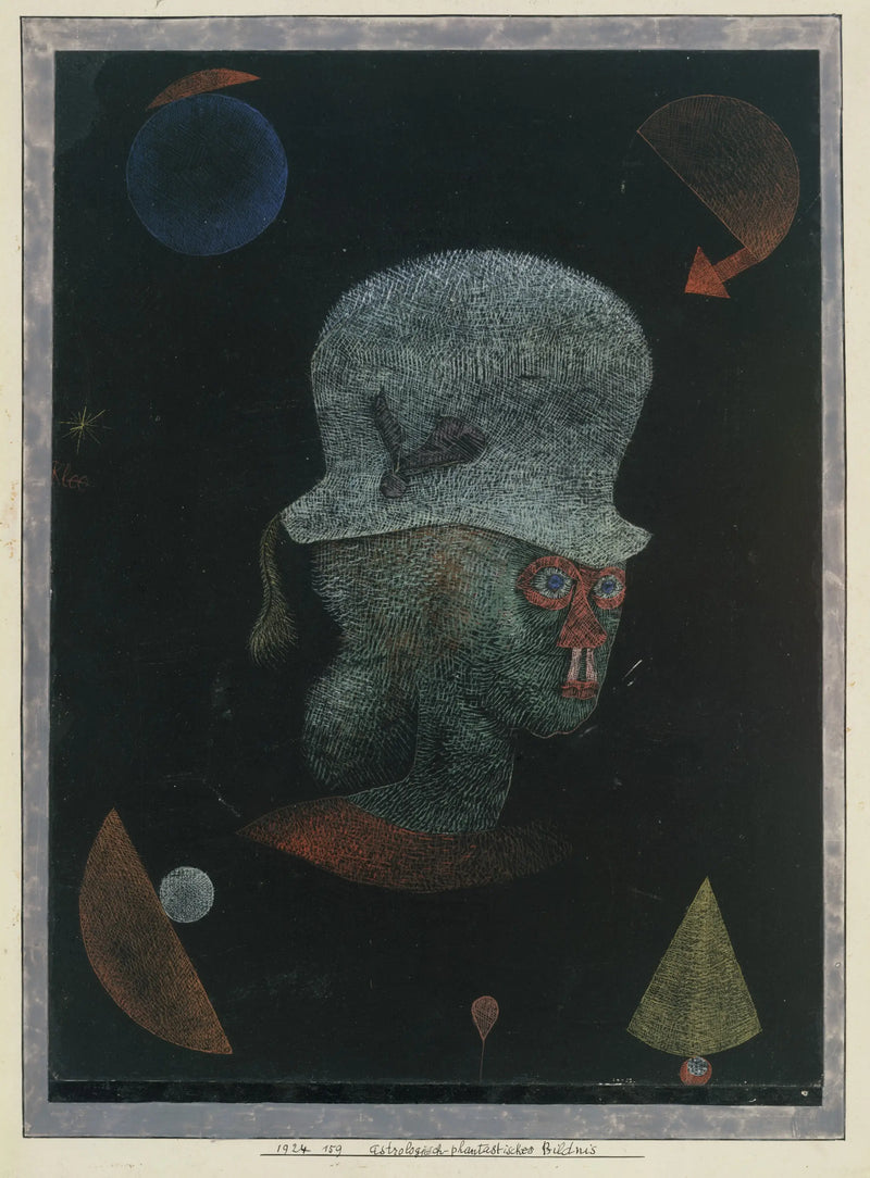 Fantastisk astrologisk portrett - Paul Klee