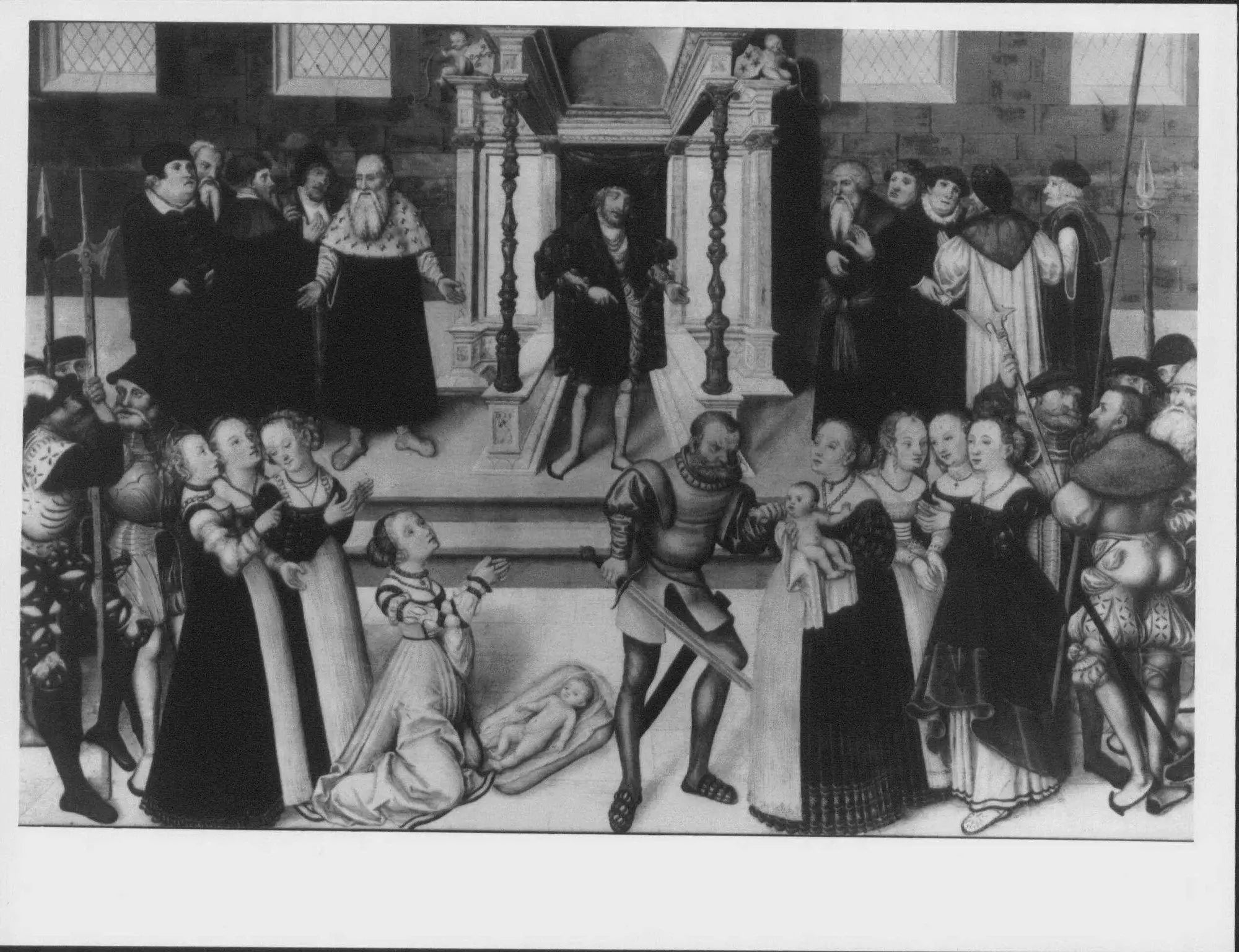 Le jugement de Salomon - Lucas Cranach the Elder - Alpha Reproduction