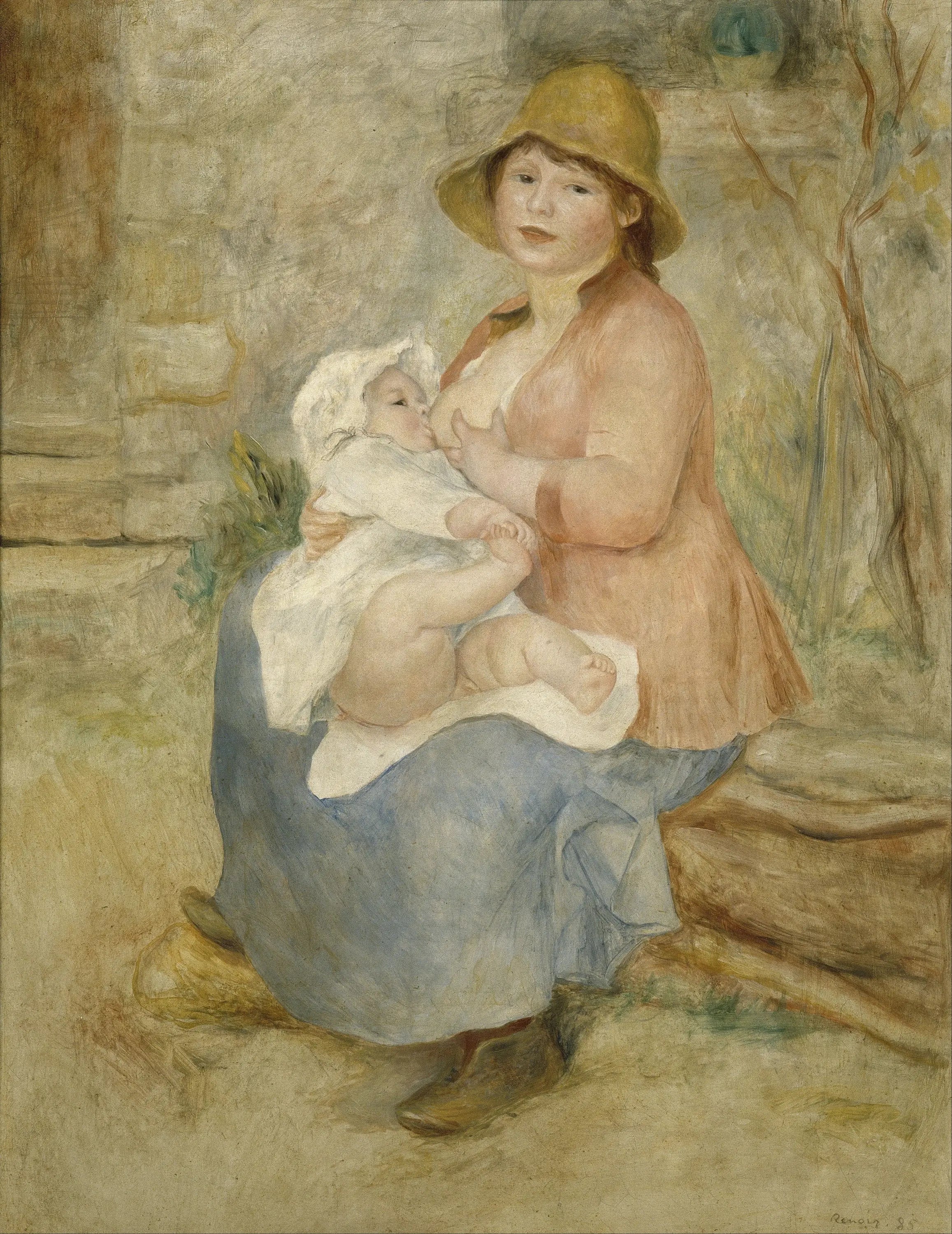 Reproduction du tableau « Maternité - Pierre-Auguste Renoir » par Alpha Reproduction en peinture à l’huile