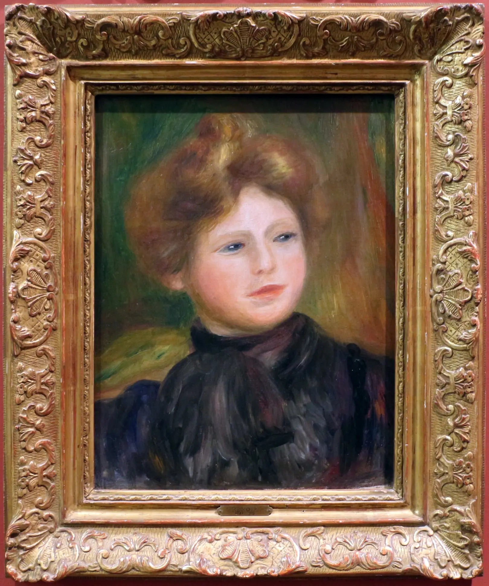 Reproduction du tableau « Portrait de femme - Pierre-Auguste Renoir » par Alpha Reproduction en peinture à l’huile