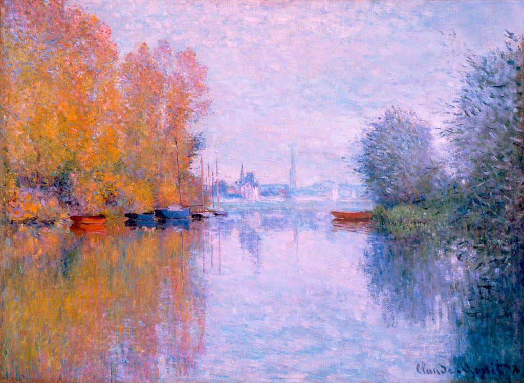 Høst ved Seinen, Argenteuil - Claude Monet