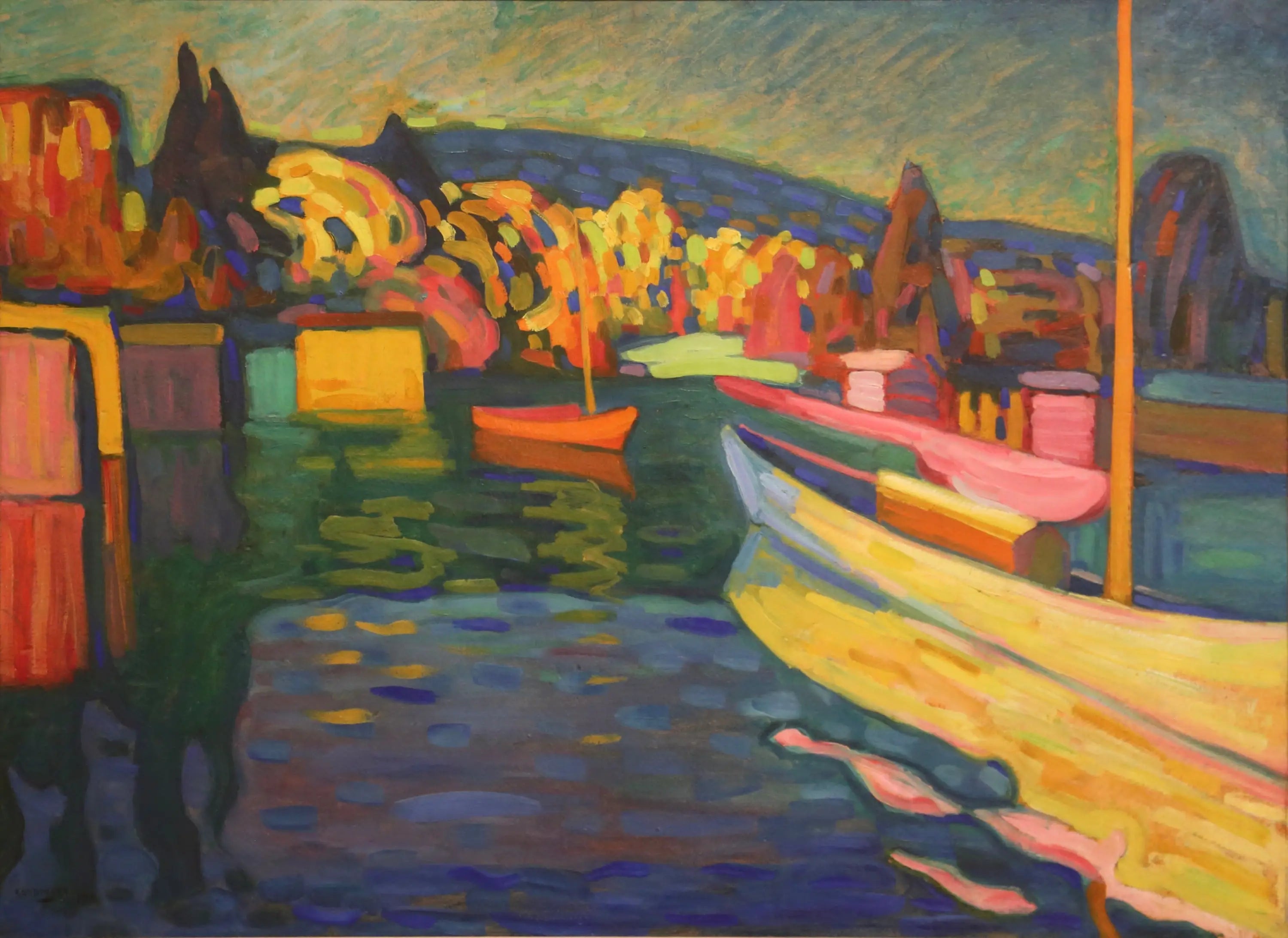 Reproduction du tableau « Q124282678 - Vassily Kandinsky » par Alpha Reproduction en peinture à l’huile