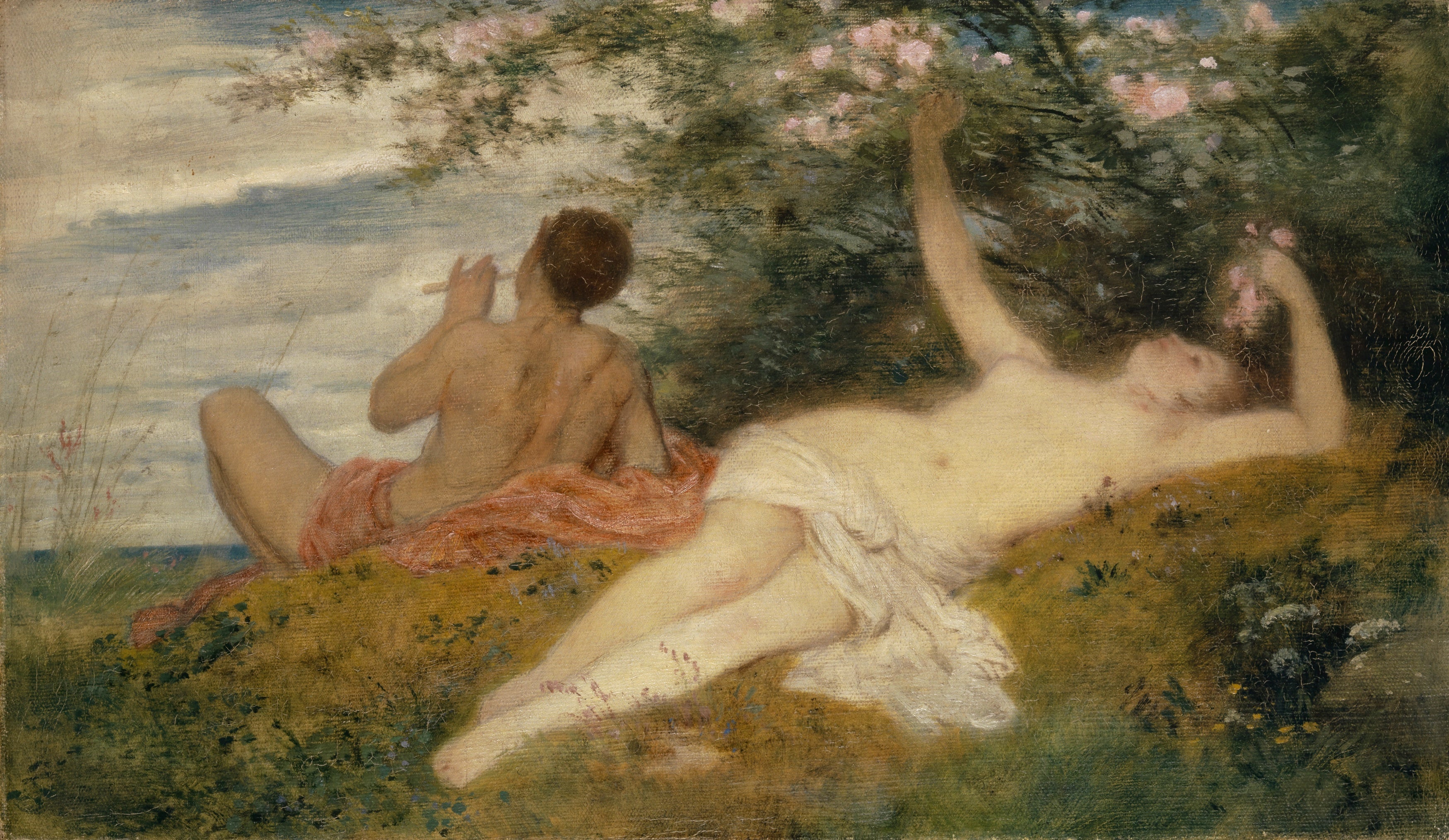 Printemps (esquisse) - Arnold Böcklin