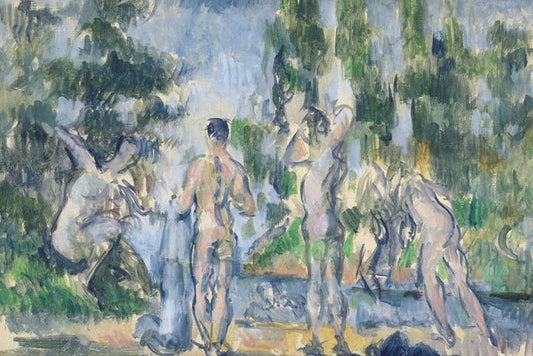 Reproduction du tableau « Baigneurs - Paul Cézanne » par Alpha Reproduction en peinture à l’huile