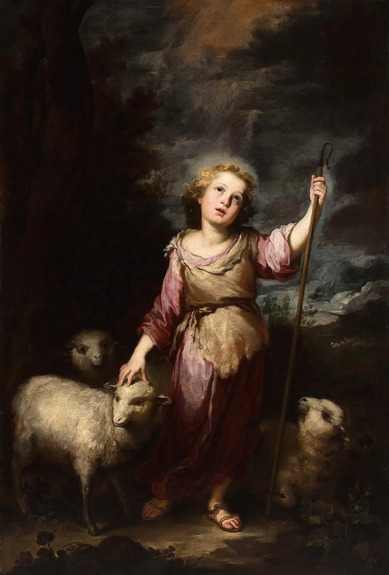 Le Christ Bon Pasteur - Bartolomé Esteban Murillo - Alpha Reproduction