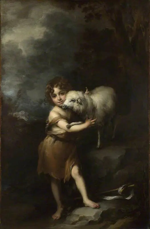 L’Enfant Saint Jean avec l’Agneau - Bartolomé Esteban Murillo - Alpha Reproduction