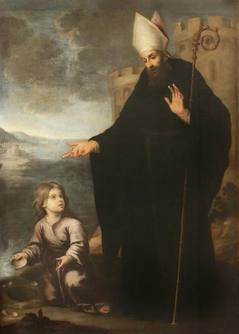 Saint Augustin og mysteriet om Treenigheten - Bartolomé Esteban Murillo

Source:
Saint Augustin et le mystère de la Trinité - Bartolomé Esteban Murillo