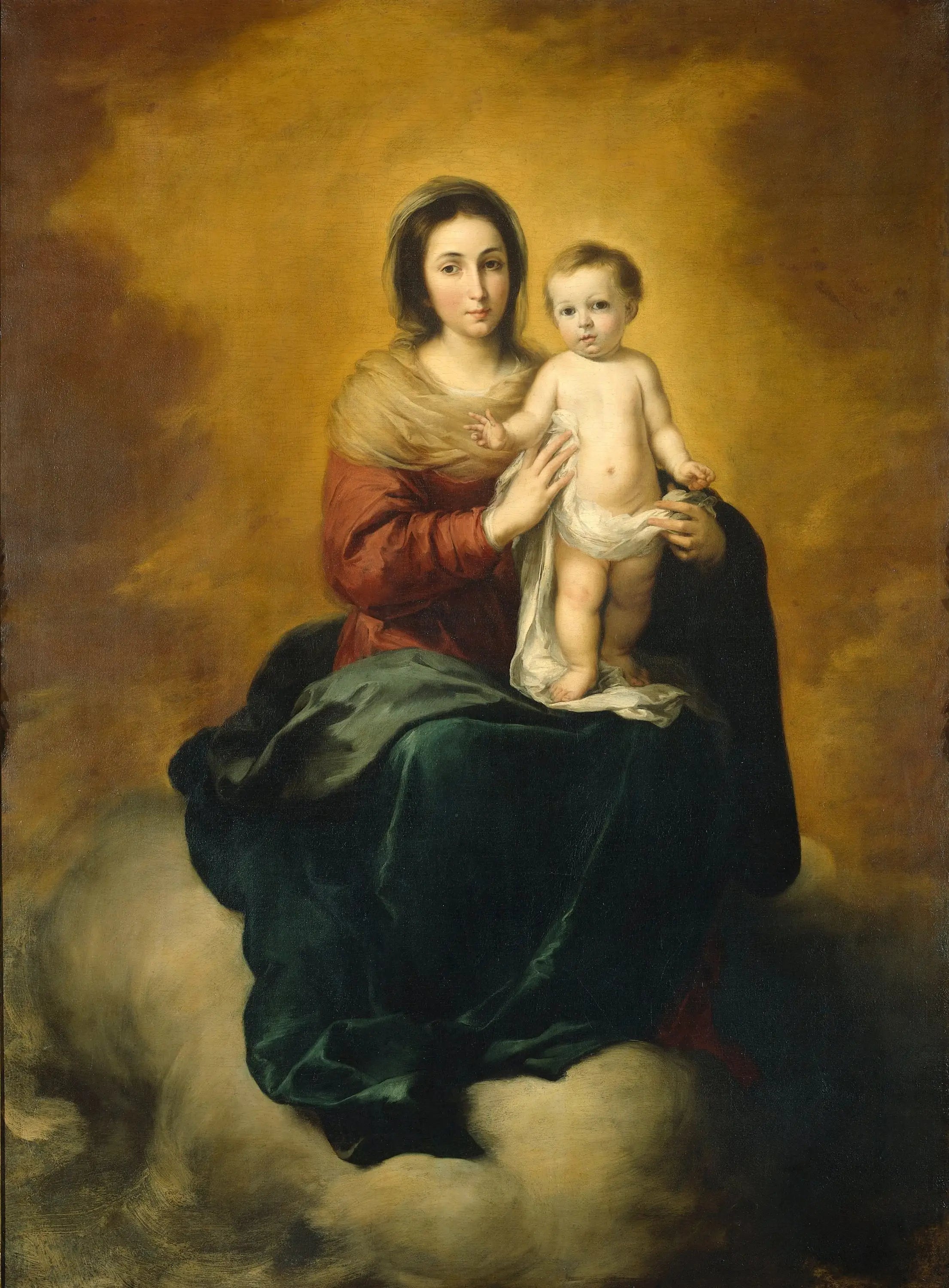 Vierge à l’Enfant. - Bartolomé Esteban Murillo - Alpha Reproduction