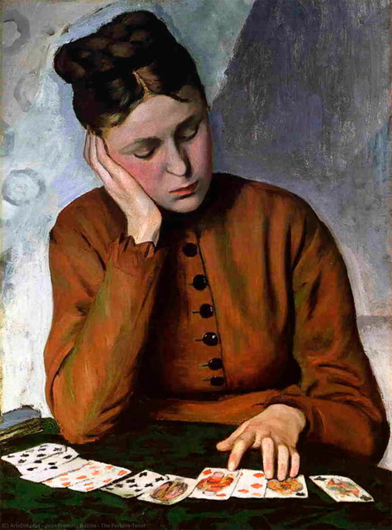 Kortleseren - Frédéric Bazille