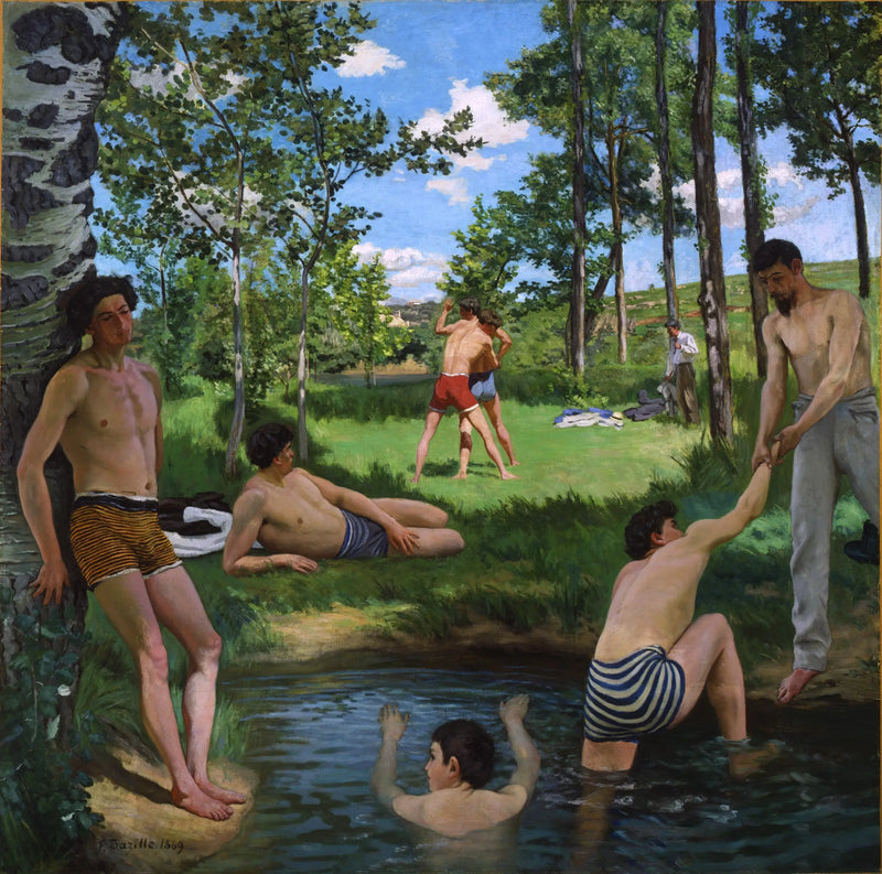 Sommerlandskap - Frédéric Bazille
