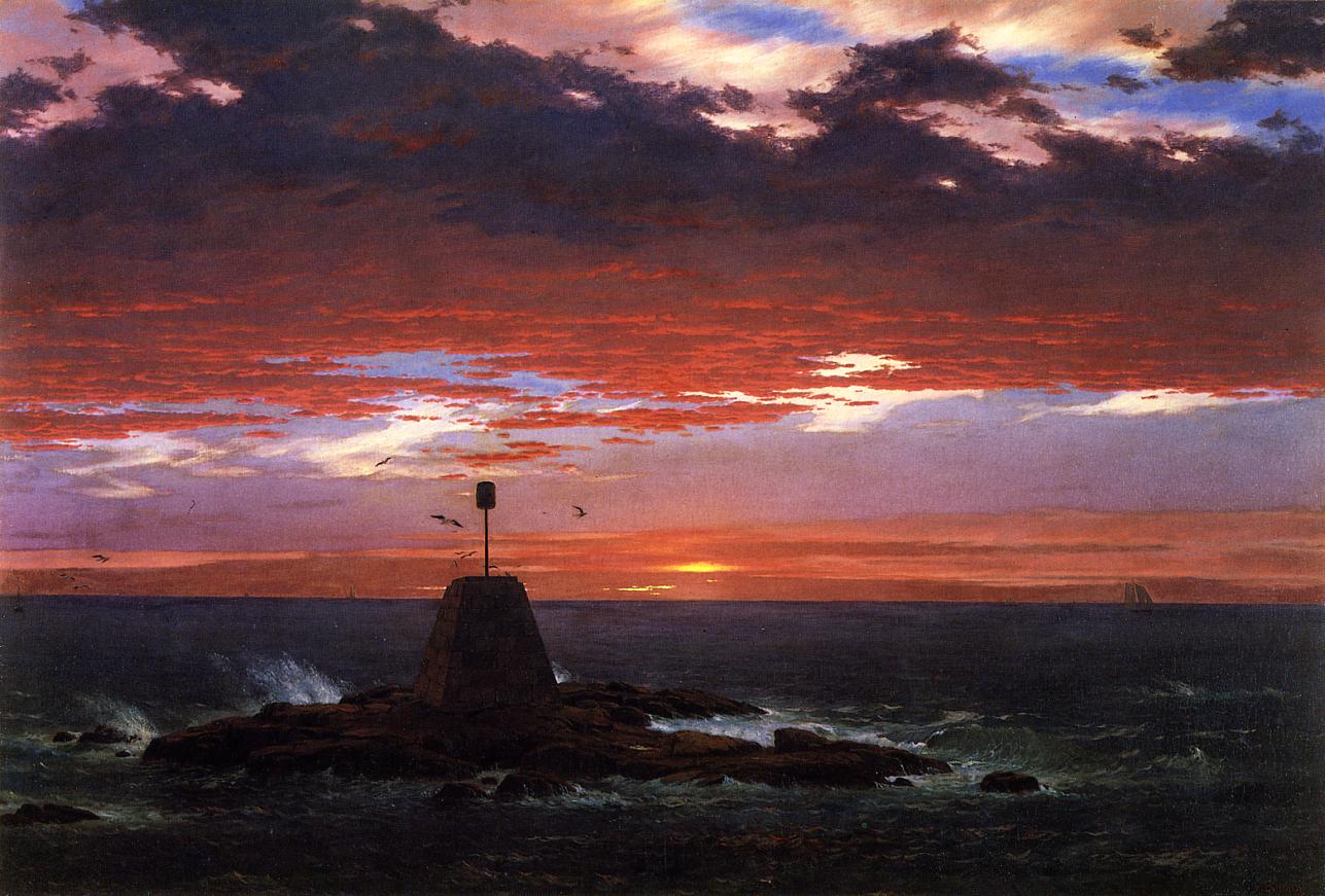 Ballise, au large de Mount Desert Island - Frederic Edwin Church