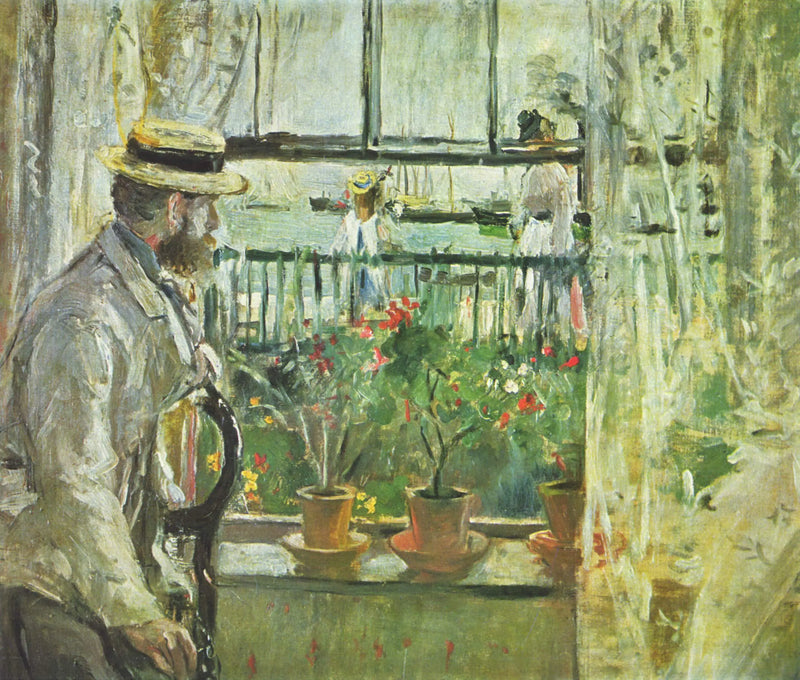 Eugène Manet på Isle of Wight - Berthe Morisot
