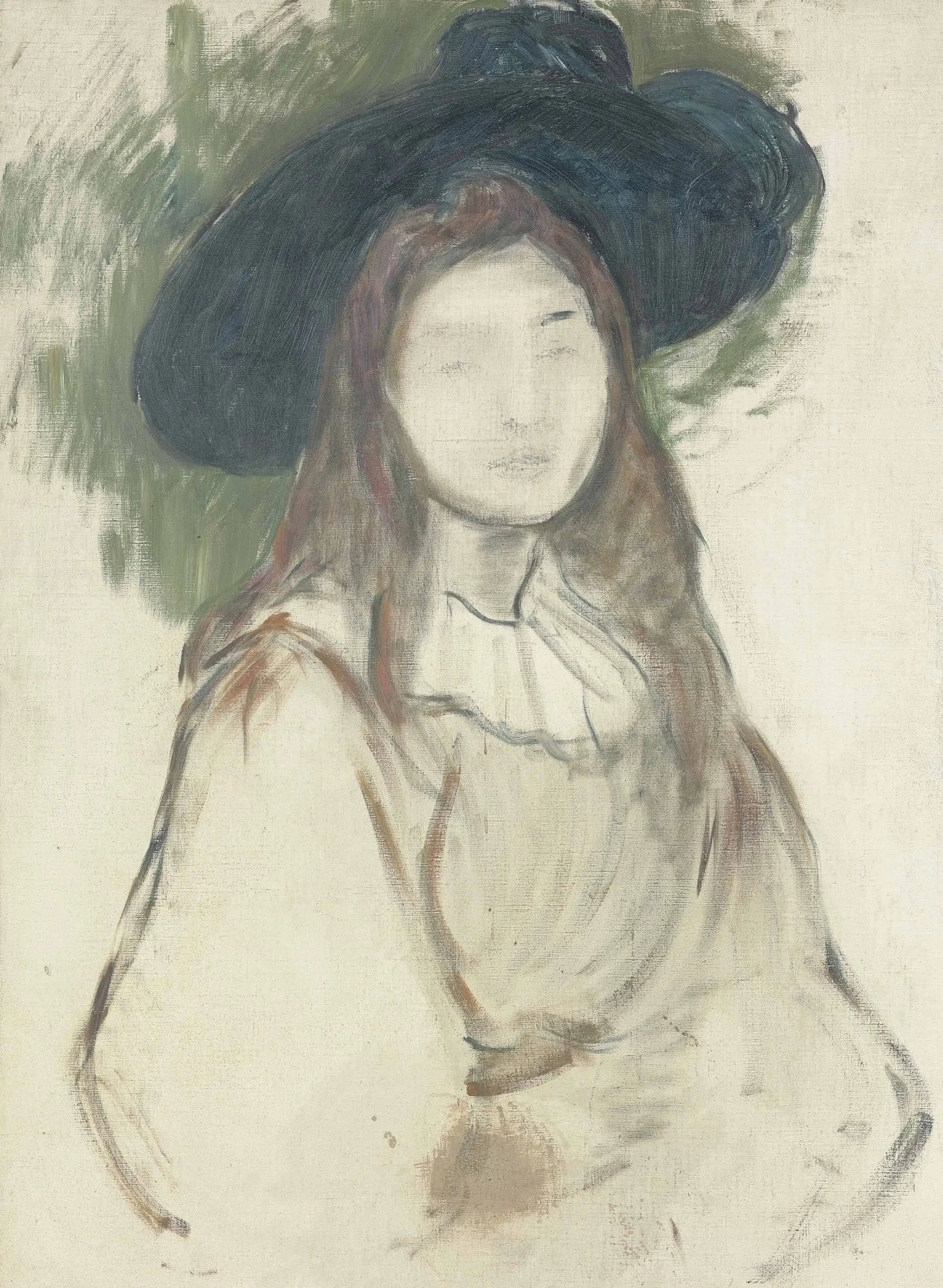 Reproduction du tableau « Julie Manet au chapeau Liberté - Berthe Morisot » par Alpha Reproduction en peinture à l’huile