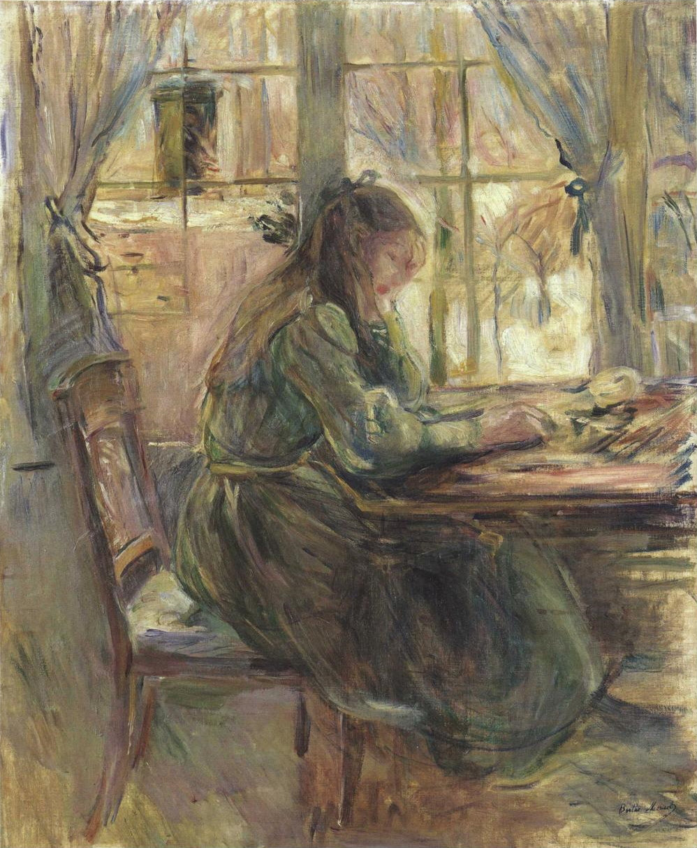 Reproduction du tableau « Julie à table - Berthe Morisot » par Alpha Reproduction en peinture à l’huile