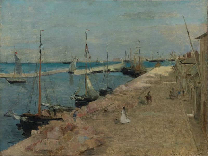 En kai i Lorient - Berthe Morisot