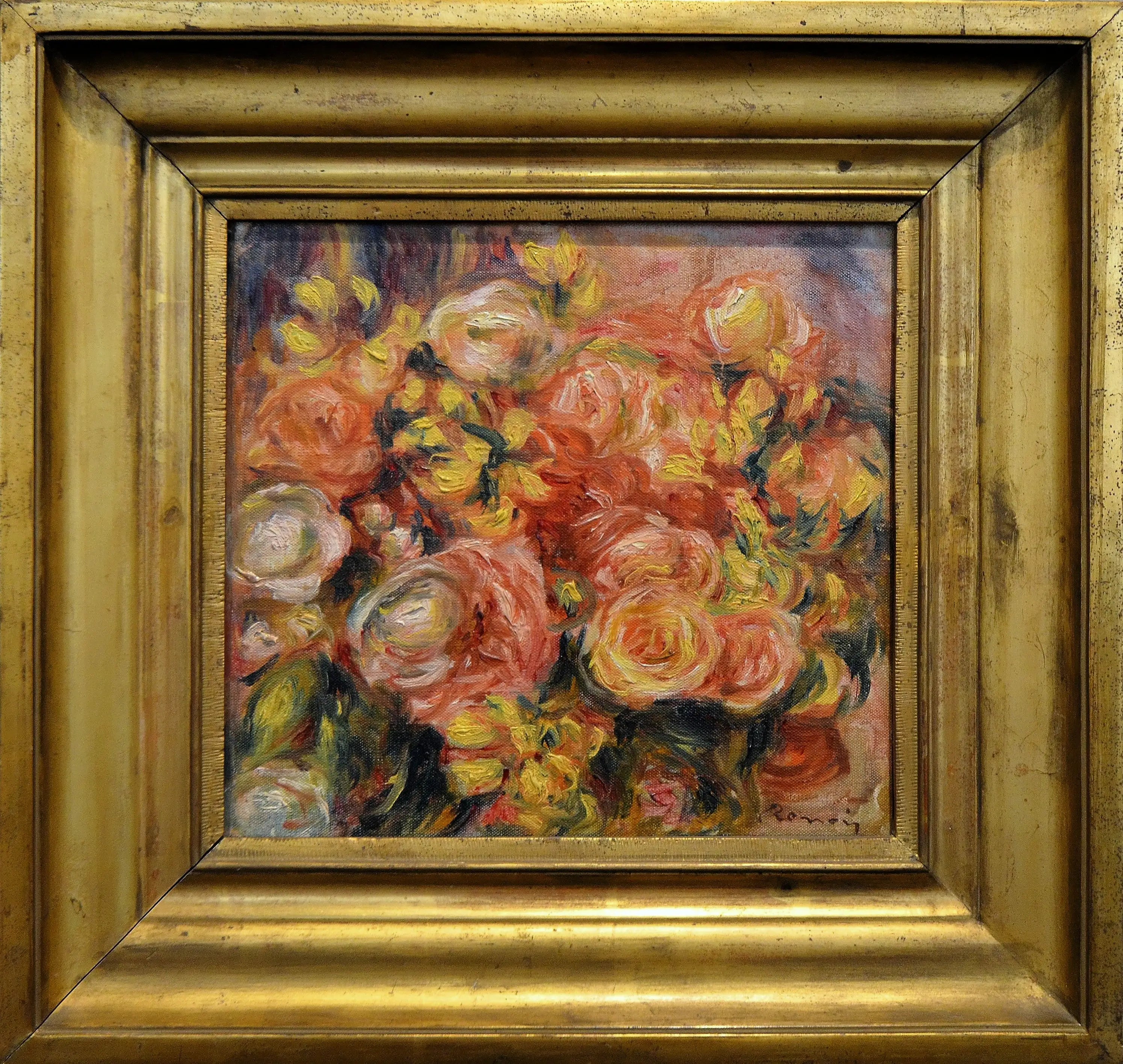 Reproduction du tableau « Roses - Pierre-Auguste Renoir » par Alpha Reproduction en peinture à l’huile