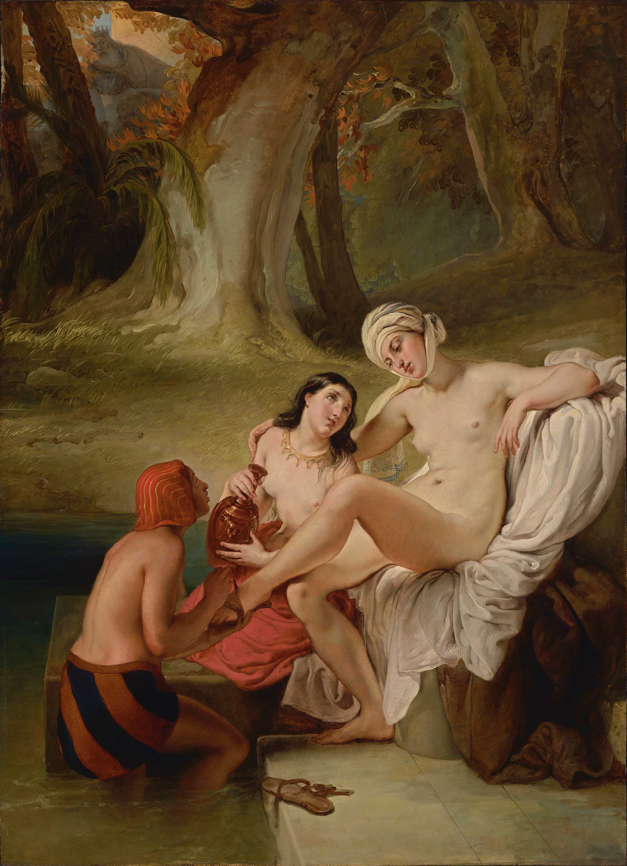 Bethsabée au bain - Francesco Hayez