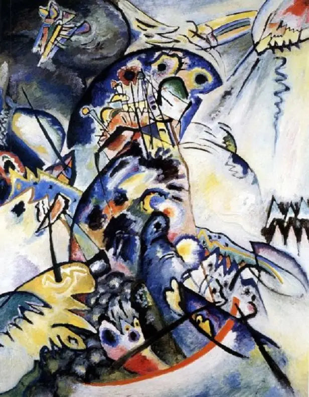 Blå topp - Vassily Kandinsky