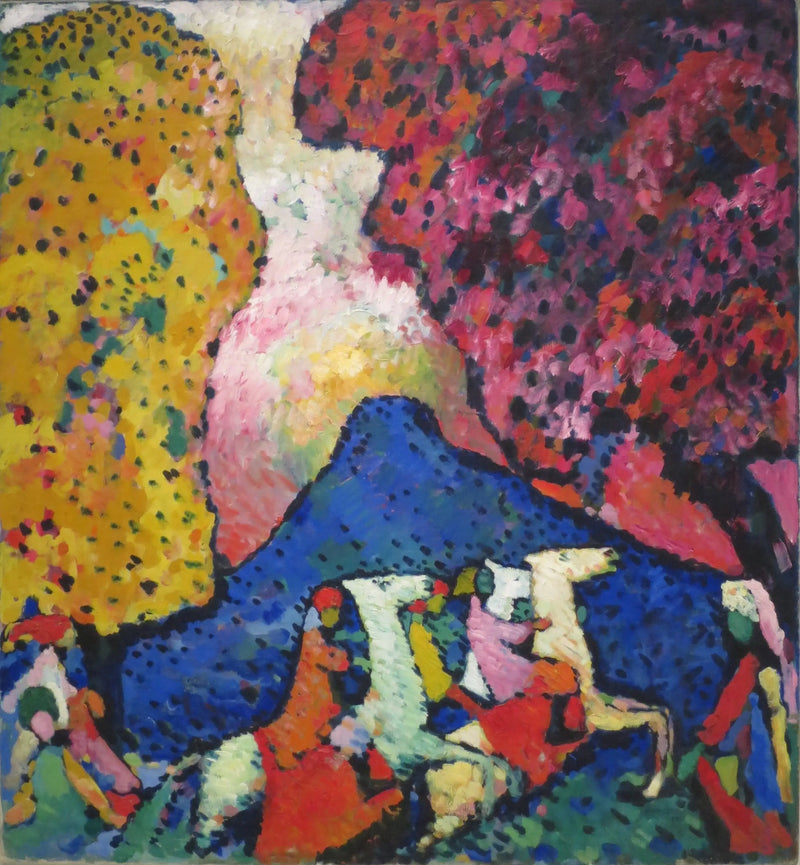 Det blå fjellet - Vassily Kandinsky