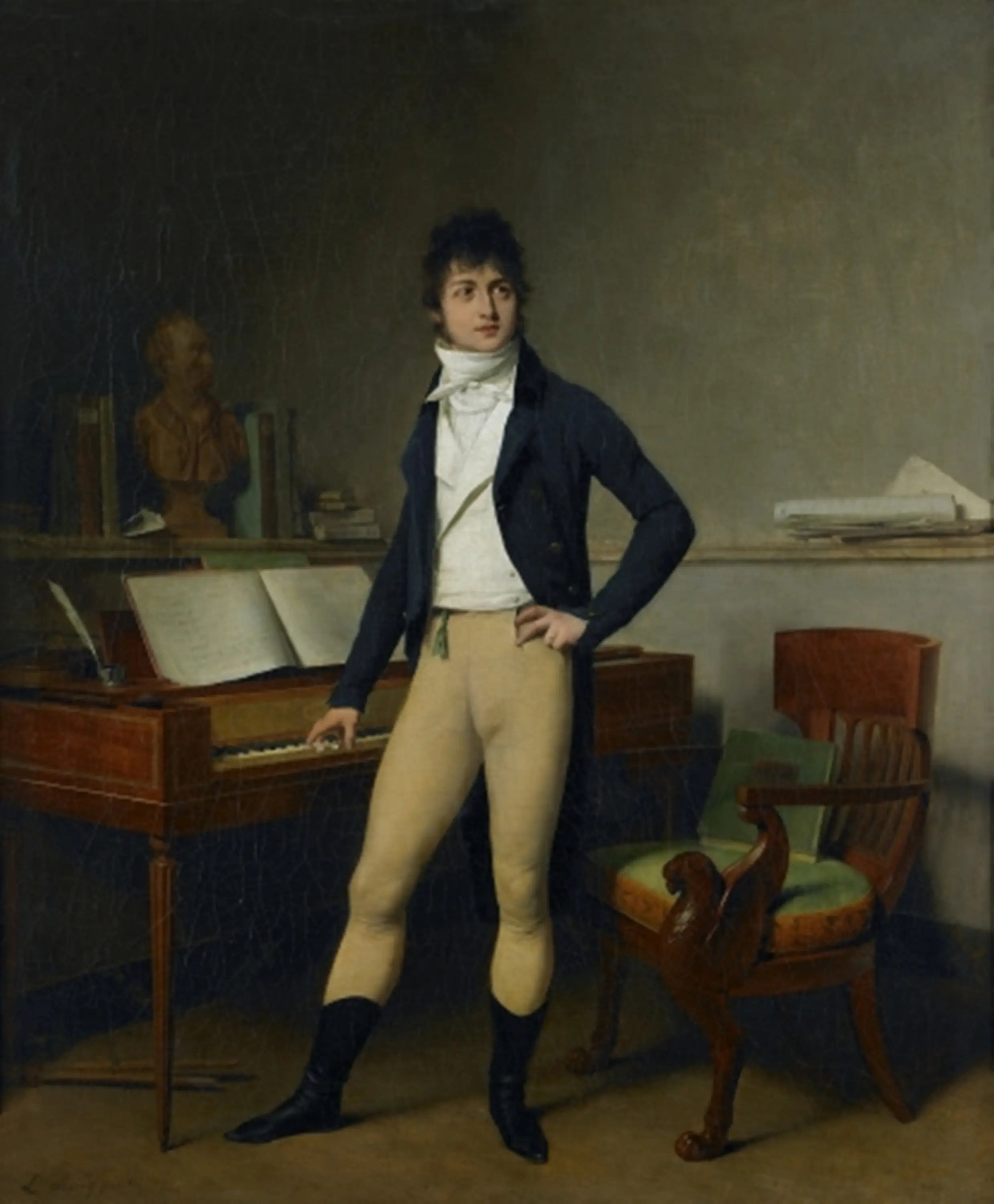 Portrait du compositeur François Adrien Boieldieu - Louis-Léopold Boilly - Alpha Reproduction