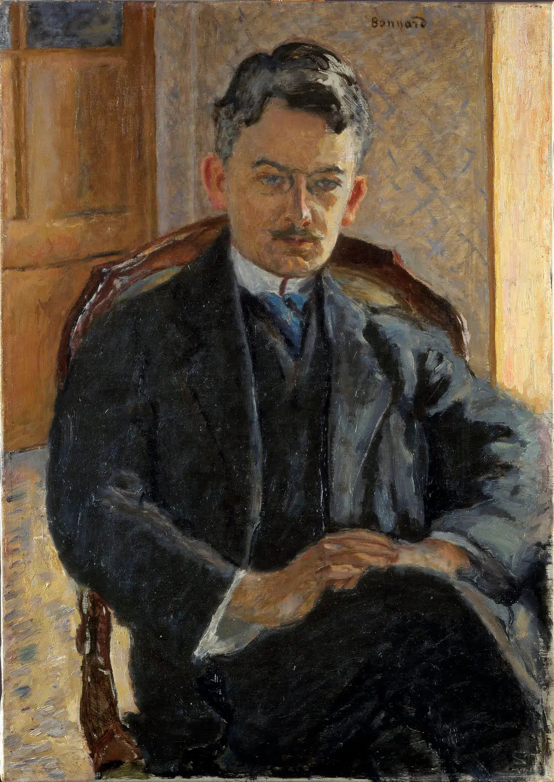 Reproduction du tableau « Portrait de George Besson - Pierre Bonnard » par Alpha Reproduction en peinture à l’huile