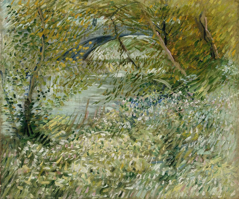 Elvebredd om våren - Vincent van Gogh