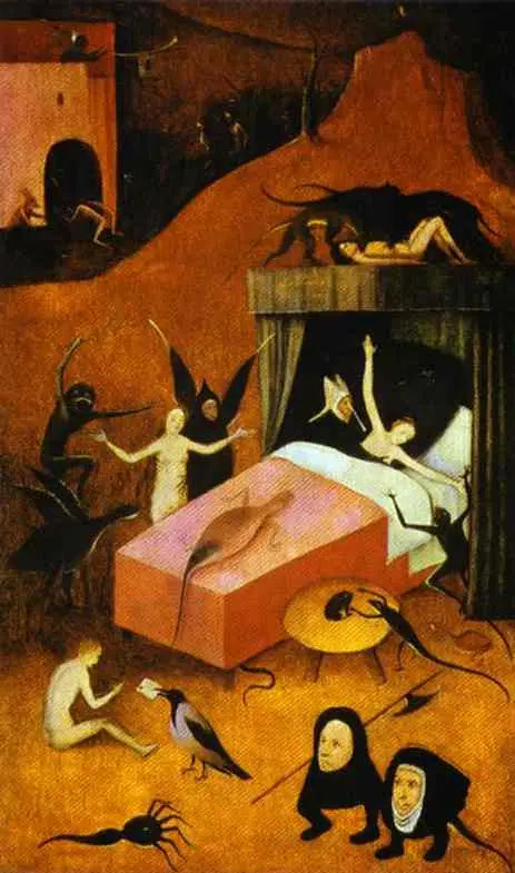 Den fortapte sjelens død - Hieronymus Bosch