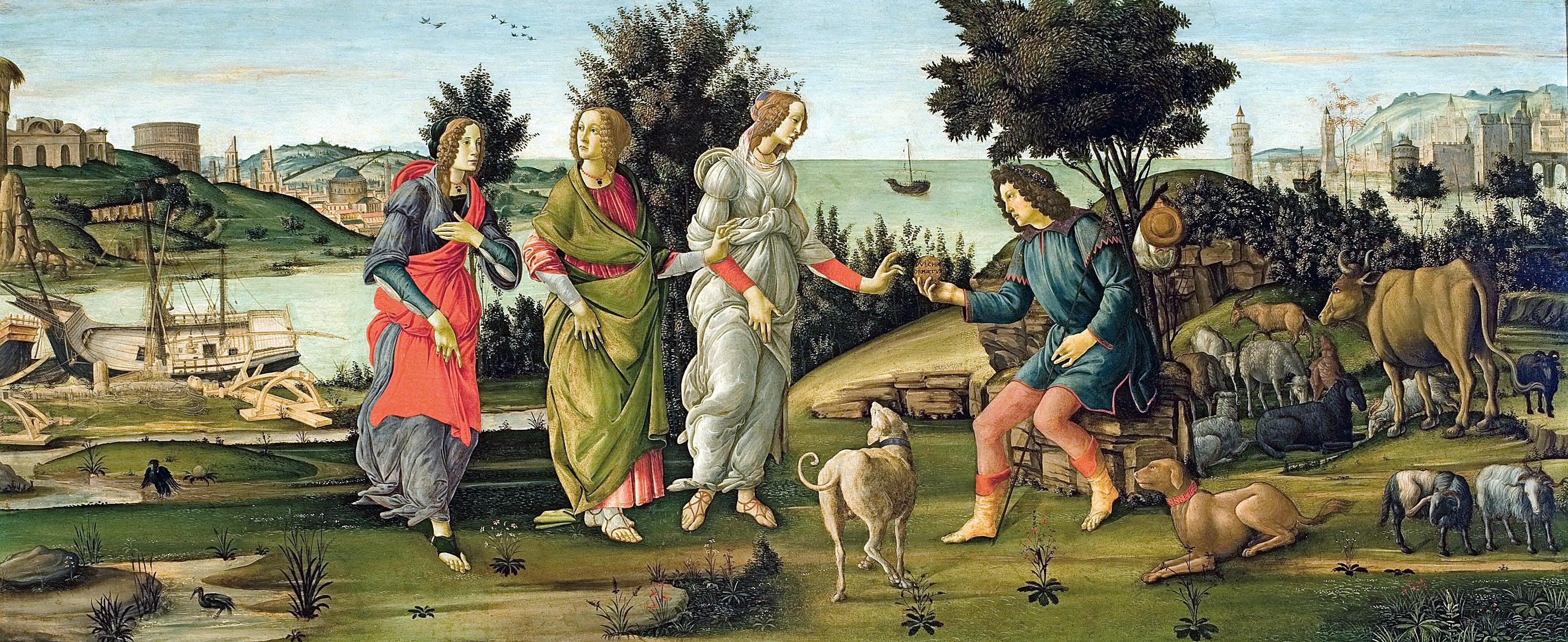 Paris' dom - Sandro Botticelli
