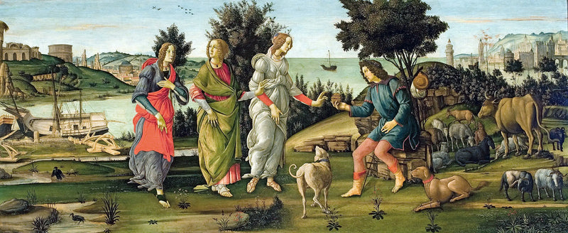 Paris' dom - Sandro Botticelli