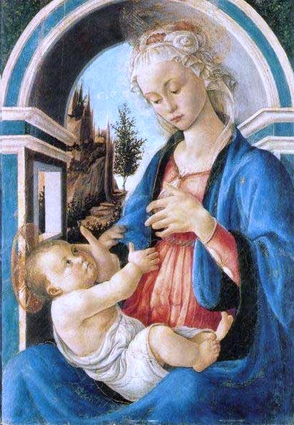 Jomfruen med barnet - Sandro Botticelli
