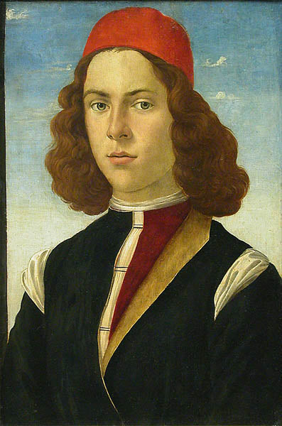 Portrait de jeune homme - Sandro Botticelli