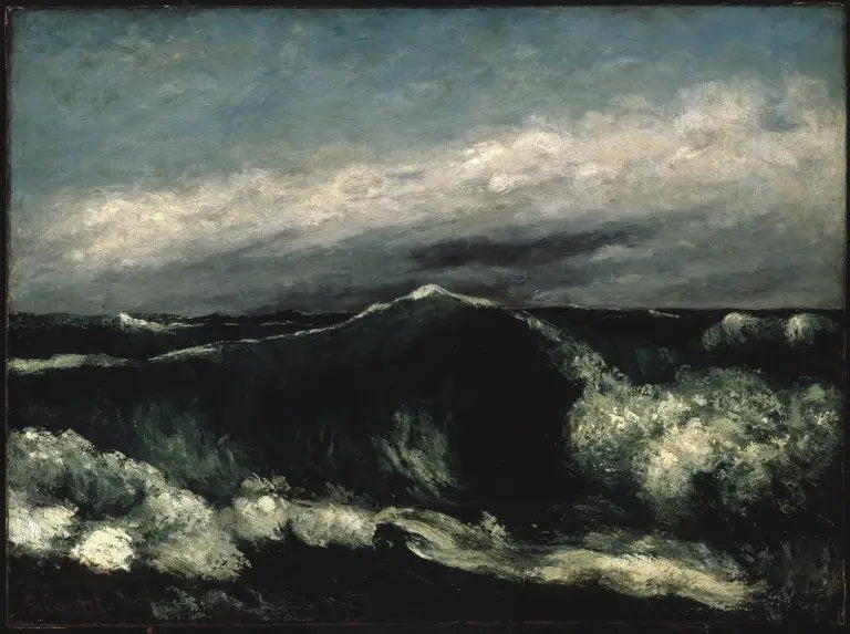 La Vague - Gustave Courbet - Alpha Reproduction