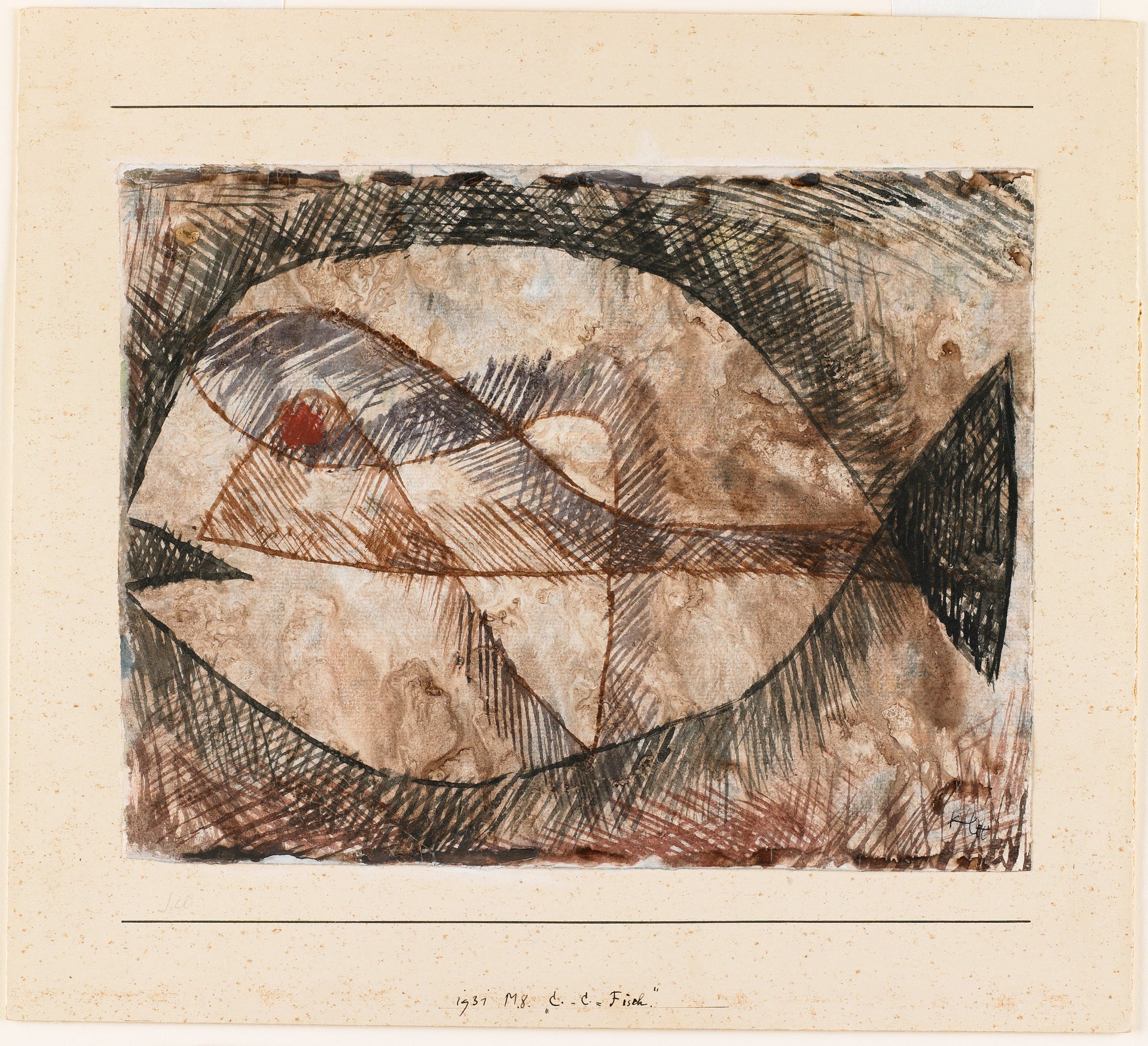 C. - C. = Fish — Paul Klee