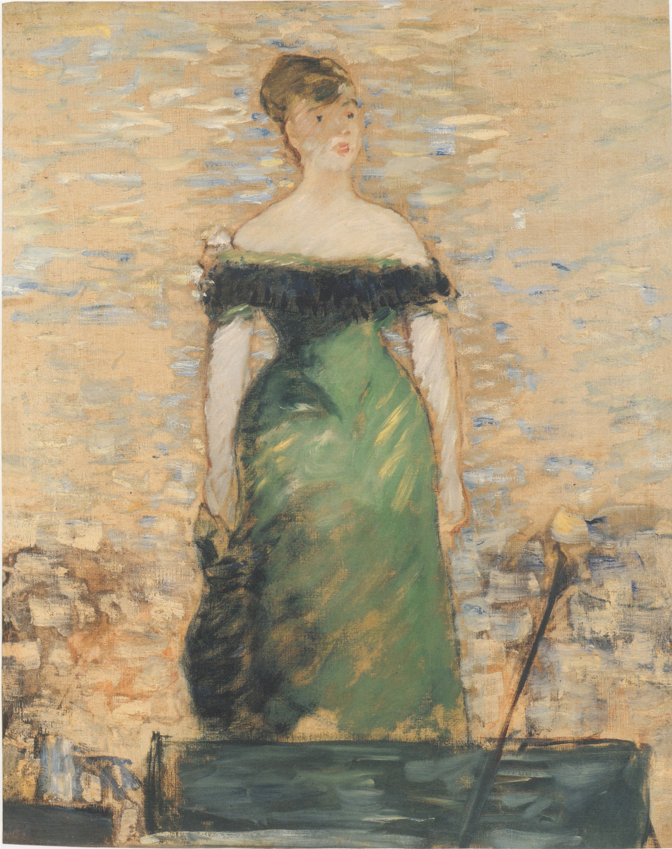 Reproduction du tableau « Chanteuse de café-concert - Édouard Manet » par Alpha Reproduction en peinture à l’huile
