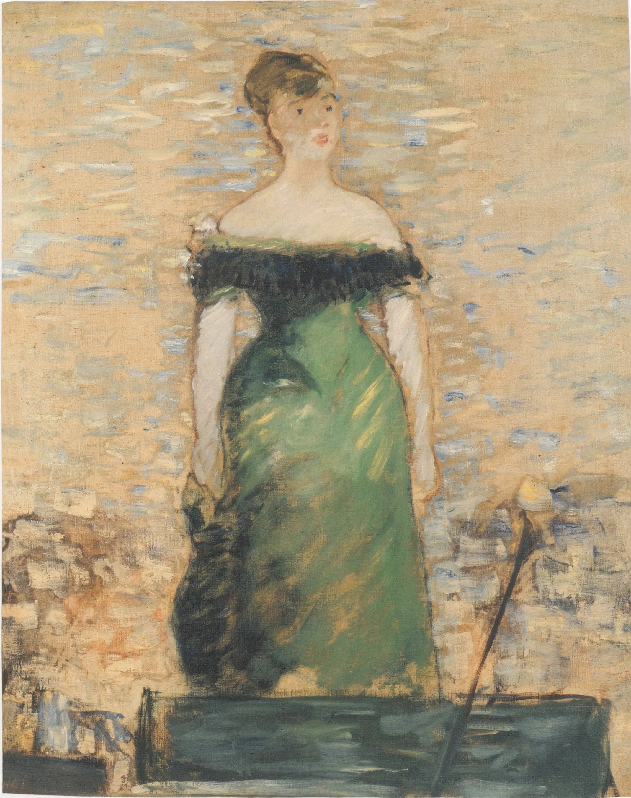 Reproduction du tableau « Chanteuse de café-concert - Édouard Manet » par Alpha Reproduction en peinture à l’huile