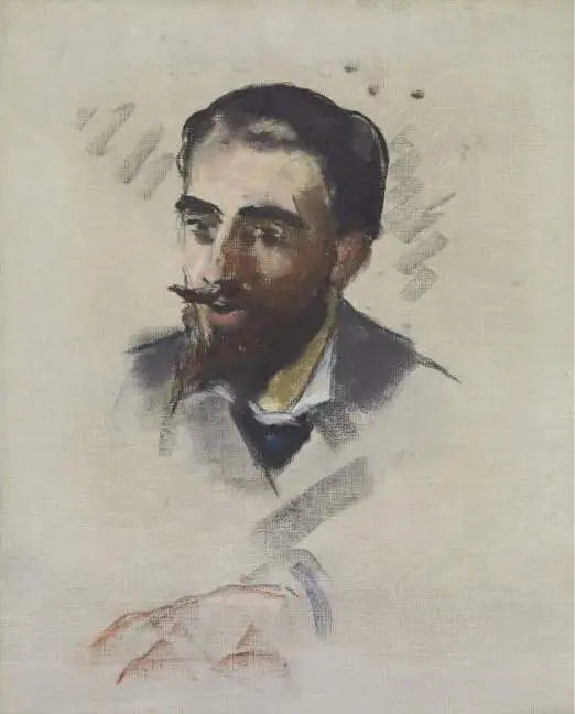 Reproduction du tableau « Jeune homme à barbe blonde - Édouard Manet » par Alpha Reproduction en peinture à l’huile
