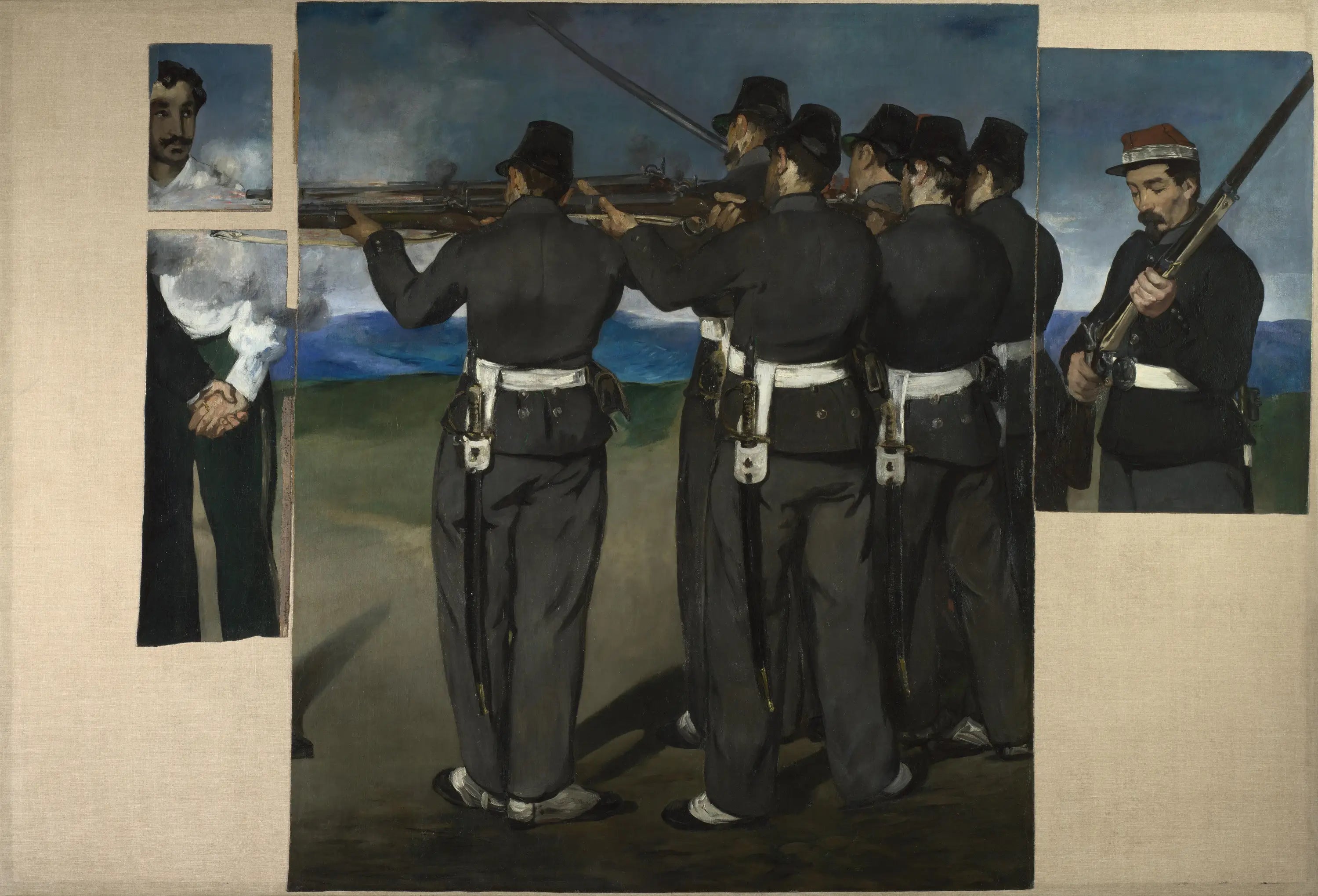 Reproduction du tableau « Exécution de l'Empereur Maximilien du Mexique - Édouard Manet » par Alpha Reproduction en peinture à l’huile