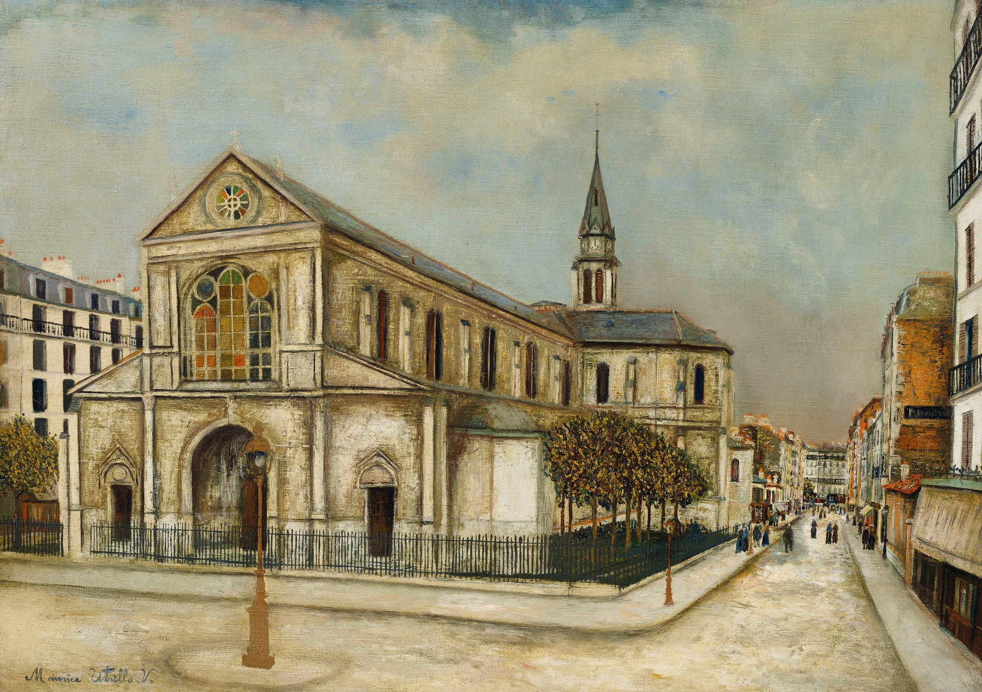 Église Notre-Dame de Clignancourt - Maurice Utrillo