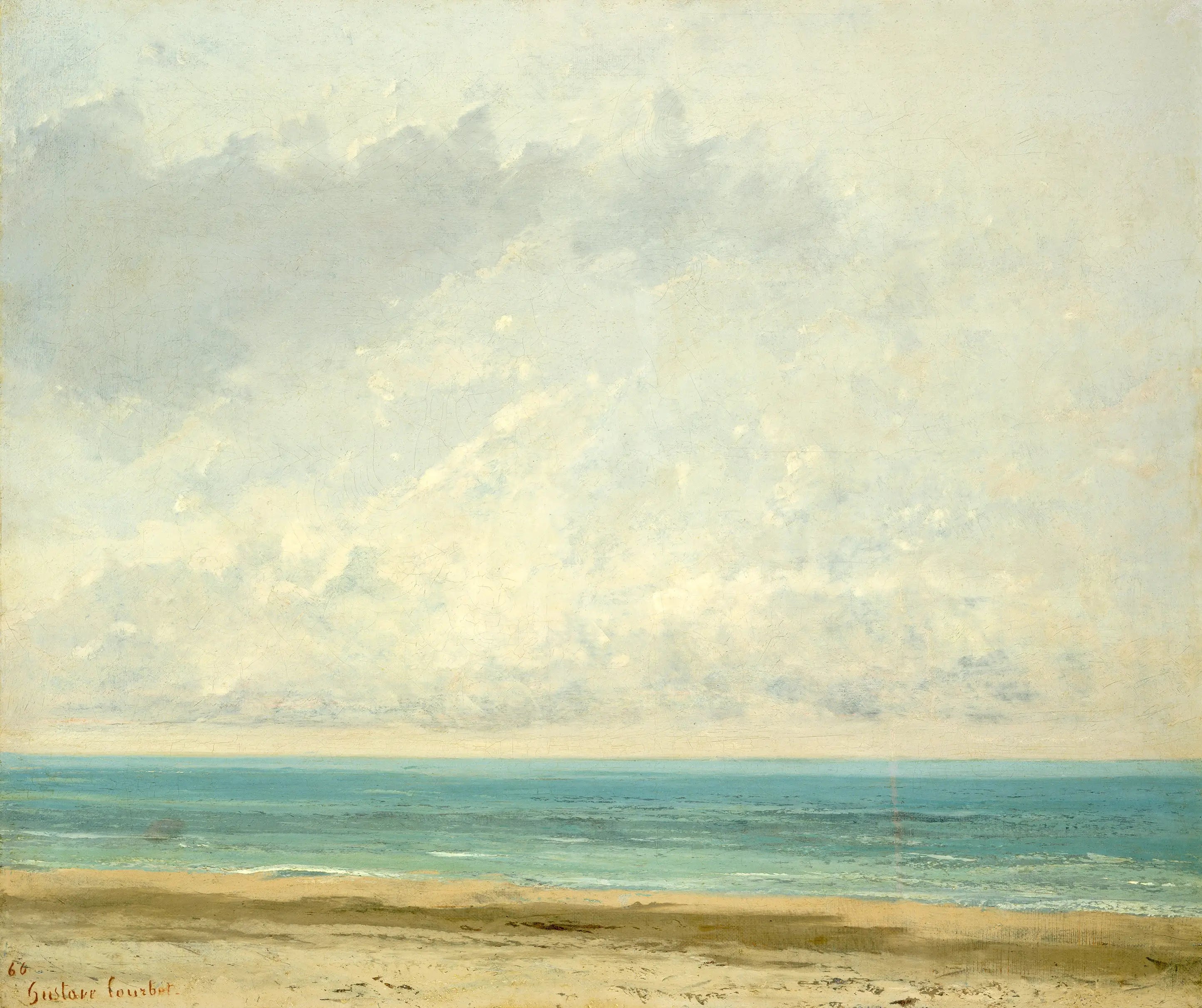 Mer calme - Gustave Courbet - Alpha Reproduction