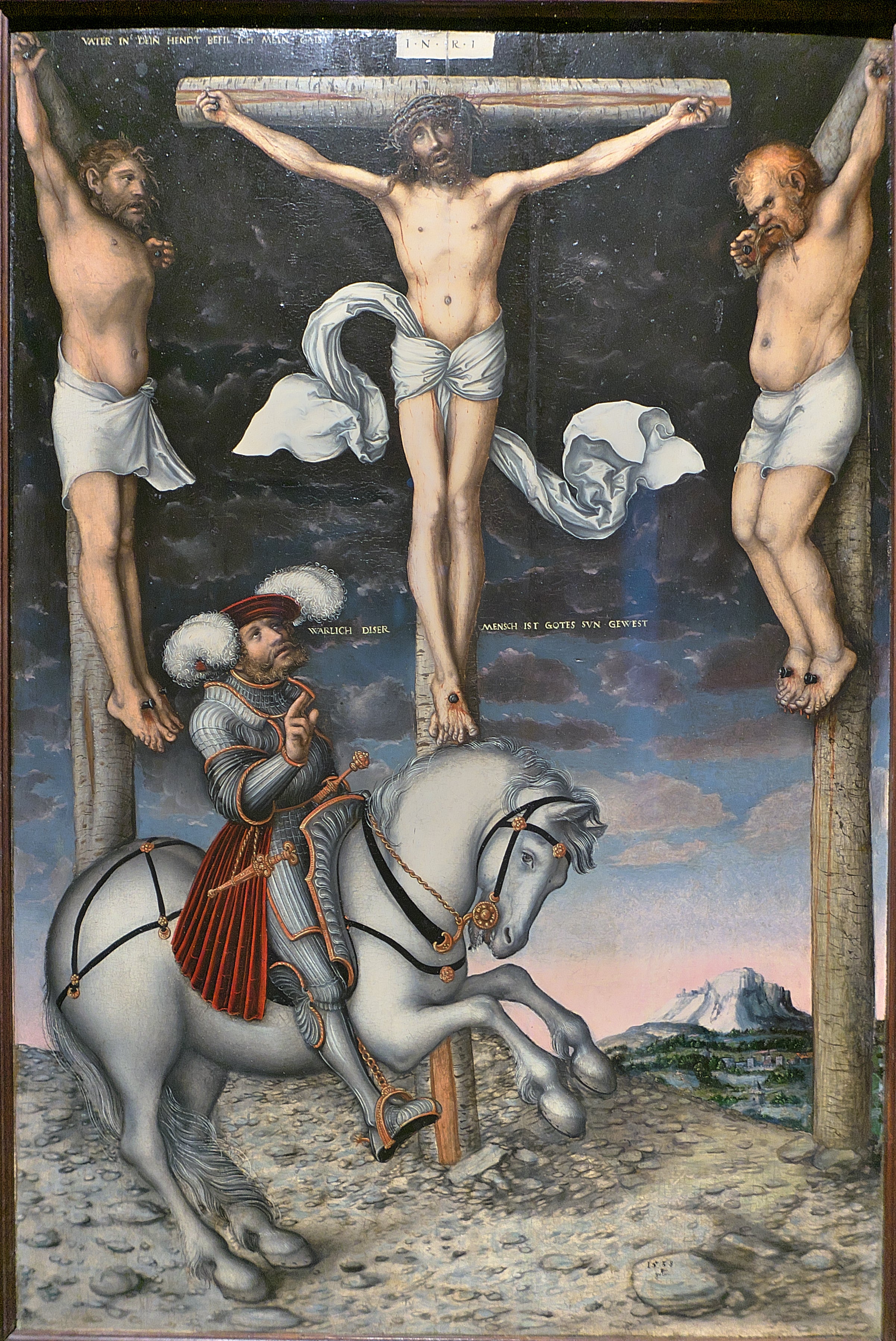 La Crucifixion avec le centurion converti - Lucas Cranach the Elder - Alpha Reproduction